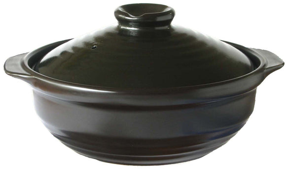 Black New IH Compatible Pot, No. 8, Black, For 3 - 4 People