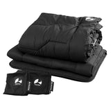 Bauhutte BHB-1000S-BK Gaming Futon Set, Futon Cover, Black, Single Size