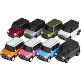 Miniature Cube MiniQ Deformed Light Vehicle Collection, Hustler Edition, ABSPVC, Painted, Finished Product, 8 Pieces, Box