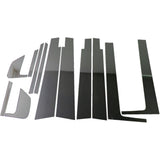 BRIGHTZ Fried Spike Hybrid GP3 Super Mirror Stainless Steel Black Plated Pillar Panel Standard Vizer Use 12PC