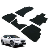 Fenice Car Mat, Floor Mat, Made in Japan, Subaru Xv, Compatible with Subaru Dialu Dialu Dialu Dialu, Black, Anti-Slip Shape, Non-Slip, CAR MAT
