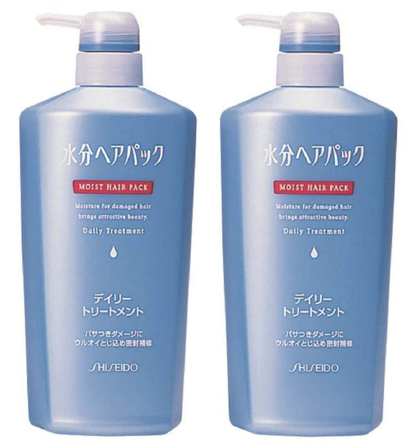 Moisture Hair Pack Daily Treatment a Pump 600ml x 2 Sets