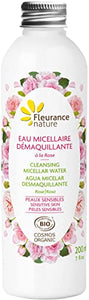 Fleurance Nature Organic Micellar Water Rose / 99% Naturally Derived Ingredients <Makeup Remover with Beauty Ingredients> Cleansing Water Wipe-off Type (Oil Free) (200ml)