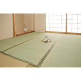 Ikehiko #6300134 Igusa Rug, Kirihi, Approximately 102.8 x 102.8 in. (261 x 261 cm), Made in Japan, Checkered Weave, Hiba Treatment