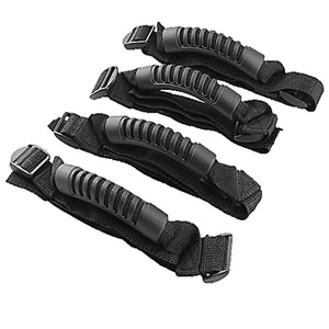 Jeep Jeep Grab Handle Black Black Black 4pcs Set Wrangler Unlimited Sahara Rubicon