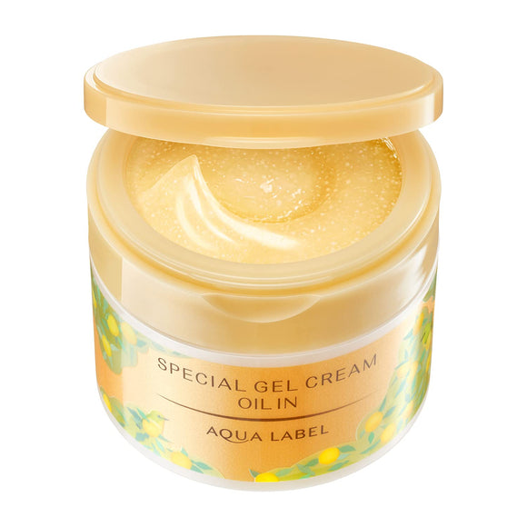 Aqua Label Special Gel Cream A (Oil In), Y Cream, Eye Cream, Yuzu Honey Scent that Brings Warmth, Main Unit, 3.2 oz (90 g)
