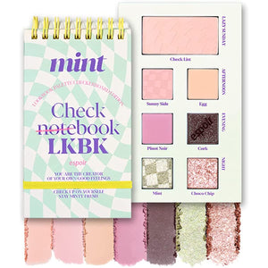 espoir S/S Lookbook Palette MintCheck MintCheck Eyeshadow Palette Glitter Espoor Official Korean Cosmetics
