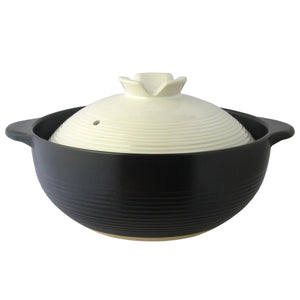 Deep, Spill-Proof, Banquet, No. 8 (Approx. 9.4 inches (24 cm), For 3 - 4 People, For Straight Fire Only