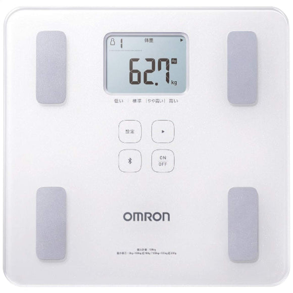 Omron HBF-227T-SW Body Composition Meter Shiny White