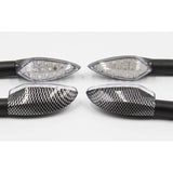15 LED Arrow Turn Signals for Motorcycles, Set of 4, Relay Included