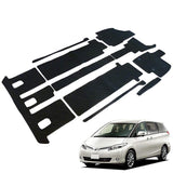 Feniche Car Mat, Floor Mat, Domestic Production (Toyota Estema 50 Series Late Model) <7 Seater / Standard Specification> Wave Black, Anti-Slip Shape, Non-Slipping, Non-Slipping, Car Mat (Car Supplies Specialty Store)