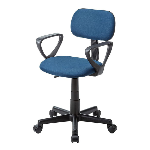 Sanwa Supply Office Chair with Armrest Desk Chair Blue SNC-A1ABL