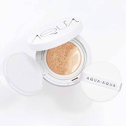 Aqua Organic Cushion Compact Special Set Foundation Light Beige 9.0g