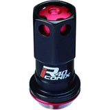 KYO-EI (Kyunaga Sangyo) Hoirlock & Nut Racing Composite R40 ICONIX [M12 X P1.25] With aluminum cap [Black/Red] RIA-13kr