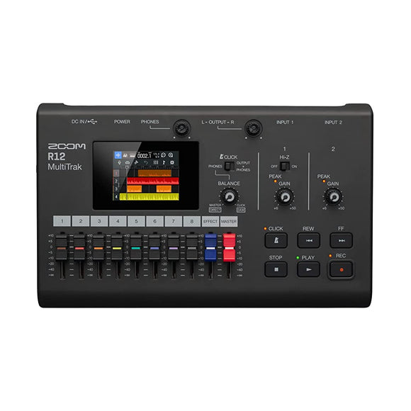 Zoom 8 Track Multi-Track Recorder with 2.4