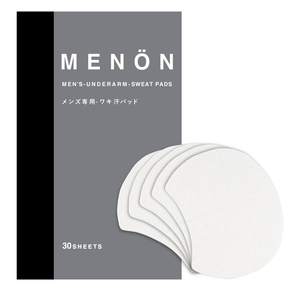 MENON Armpit Sweat Pads, Men's Sweat Absorbing Pads, Large Capacity, 30 Pieces, 15 Sets, Armpit Sweat Pads, Men's Sweat Pads