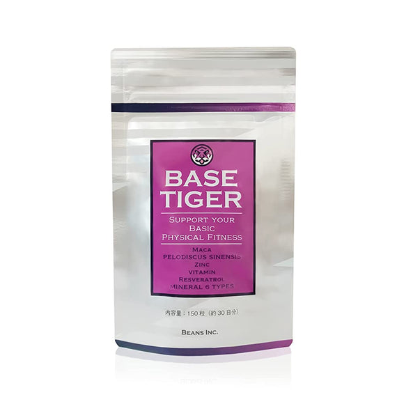BASE TIGER Base Tiger Carefully Selected Maca 15,000mg Zinc Domestic Suppon Vitamin Resveratrol 7 Vitamins (150 grains for 30 days) Produced by Masahiro Tabuchi Lonely Box (Secret Society Yaritra Group)