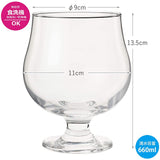 Toyo Sasaki Glass 35901 Tropical Punch, Clear, 22.0 fl oz (660 ml), Tropical Glass, Made in Japan, Dishwasher Safe