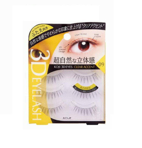 Cozy 3D Eyes Eyelash 09 Clear Accent (2TE6309)