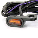 Harley SportAil Softail Dyna Piece LED RIROKE-SYON MAIKUROMINIUINKA-BODY Amber Lens XL883 XL1200