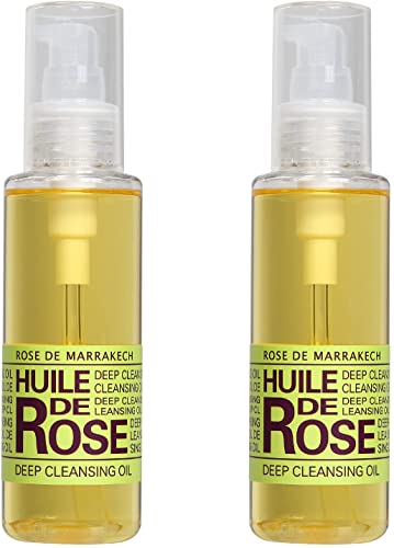 ROSE DE MARRAKECH [Value Set] Rose de Marrakech Deep Cleansing Oil 120mL Set of 2 (Contains 75% Argan Oil) Damask Rose Bottle Value Set of 2 x 2