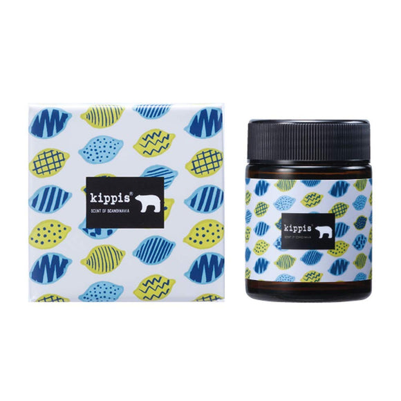 kippis hair and skin treatment wax (refreshing lemon and leaf scent) 40g 40g
