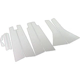 BRIGHTZ Stream RN6 RN8 RN9 Super mirror surface stainless steel plated pillar panel standard visor 10PC [PIL-SIL-218] 14822