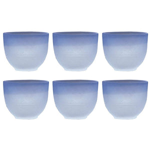 Toyo Sasaki Glass Japanese Sake Glass Guwasumi Set of 6 Blue 65ml 42011MB-600