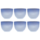 Toyo Sasaki Glass Japanese Sake Glass Guwasumi Set of 6 Blue 65ml 42011MB-600