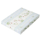 Nishikawa PI07900623B Comforter Cover, Single, Wedgwood, Wild Strawberry, Easy to Put On and Take Off, Made in Japan, Blue