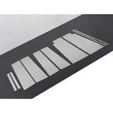 BRIGHTZ Stepz Step Wagon Spada RK5 RK6 Super Mirror Cham-plated Stainless Steel Piller Panel Infinite Visor 10PC [PIL-SIL-213] 10127