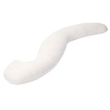 Nishikawa EG90100049M Body Pillow, 12.6 x 51.2 inches (32 x 130 cm), Easy to Fit Your Body, Easy to Cuddle Shape, Made in Japan, White