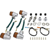 Posh (POSH) Bike Supplies Winker Kit Super Bike Mini Type Plating Body/Orange Lens CB1100 CB1100EX 2014 ~ 2015 051532-33