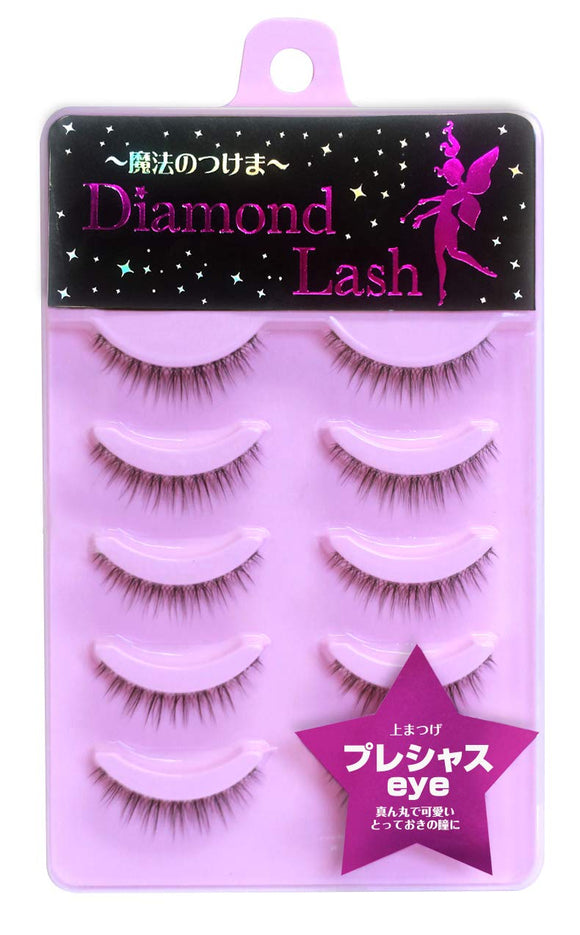 Diamond Lash Diamond Lash Precious eye 5 Pairs (For Top Eyelashes) For Cute Middle Eye
