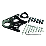 POSH ZRX1200DAEG 072201-06 Motorcycle Sprocket Cover with Clutch Piston Base, Matte Black