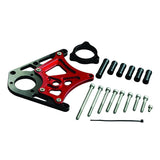 POSH ZRX1200DAEG 072201-06 Motorcycle Sprocket Cover with Clutch Piston Base, Matte Black