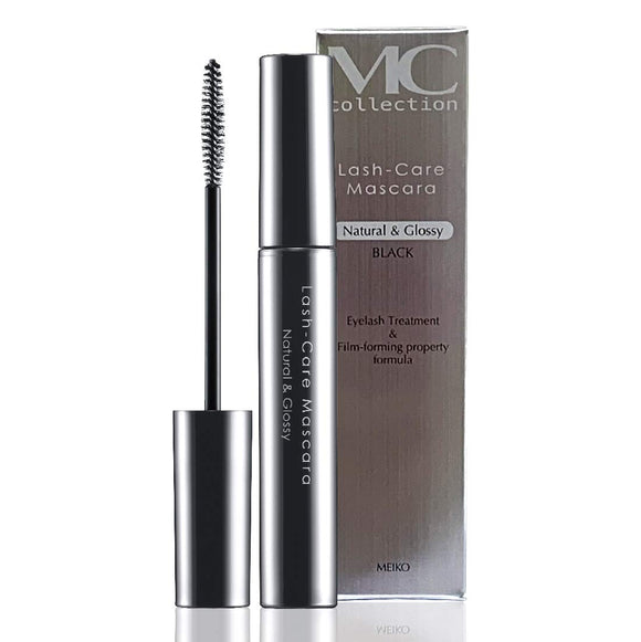 Mascara Lash Care Mascara Natural & Glossy (Fiberless Black Black Waterproof Removable with Hot Water) [MC Collection]