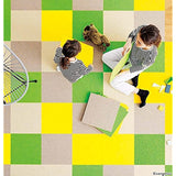 Sangetsu KIT7 Tile Carpet, Style Kit, Natural Color Collection, 15.7 x 15.7 x 0.3 inches (40 x 40 x 8 mm), 10 Pieces, Compatible with Floor Heating