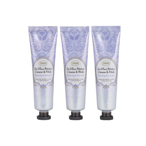 SABON / Savon / Face Polisher Trio Relaxing / 60mL 3 Bottles / Mild Lavender Scent