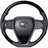 REAL (Real) Steering [Camry (70 series)] Original series piano black TYA-PBW-BK-CAM