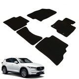 Fenice Car Mat, Floor Mat, Made in Japan (Mazda CX-5 KF Series), Black, ANTI-SLIP SHAPE, NON-SLIP, CAR MAT