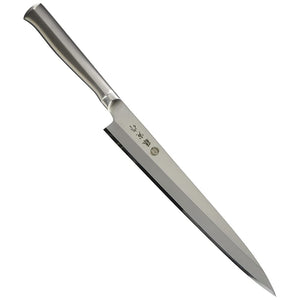 Fujitorasaku FU-623 Willow Blade, 10.6 inches (270 mm), Made in Japan, Molybdenum Vanadium Steel, Single Blade, Kansai Sashimi Knife, All Stainless Steel, Dishwasher Safe, SD Molybdenum Vanadium