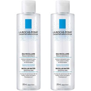 La Roche-Posay [Sensitive skin, make-up remover, wipe off, no need to wash off] Micellar cleansing water kit set