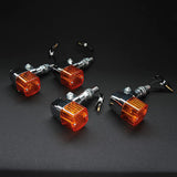 Cherry [582] Square European Turn Signal, 1.3 Inches (32 mm), Orange