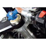 Robby Moto Engineering Aluminum Separate handle riser model clamp 45mm diameter 45mm Handle hanging angle 8 degrees black