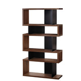 Shirai Sangyo SEP-1690ARDK Separtec Accent Rack, Bookcase, Dark Brown, Width 34.6 inches (87.9 cm), Height 63.2 inches (159.6 cm), Depth 11.6 inches (29.4 cm)