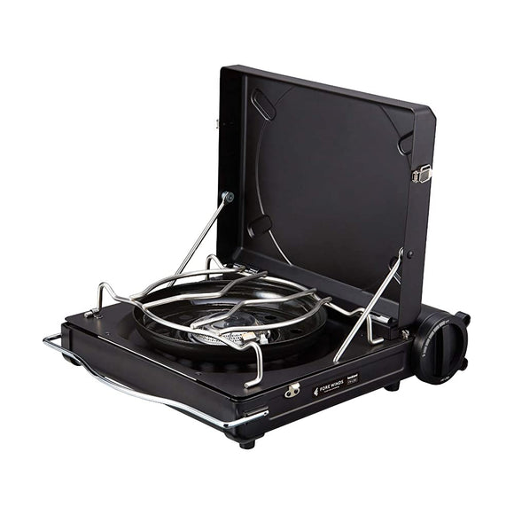 FORE WINDS FW-LS01-BK Lux Camping Stove, Black, Black