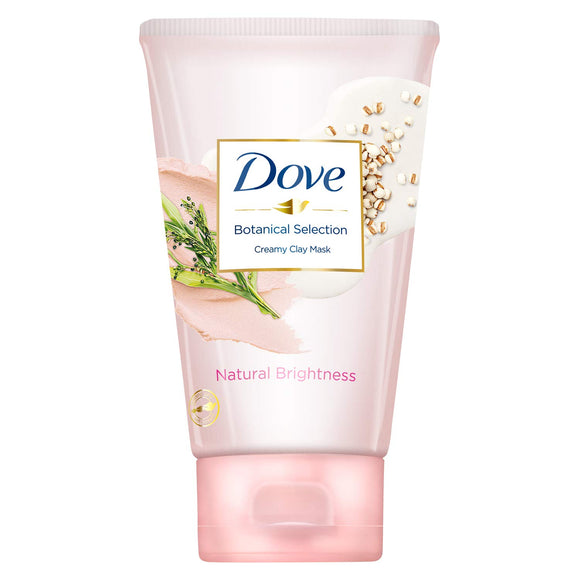 Dove Botanical Selection Natural Brightness Clay Mask 120g Face Mask