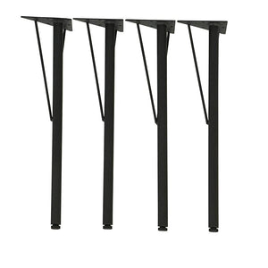 AIS TBK-Y BK Table Kits Legs, High Type (Y Design), 4 Piece Set, Black