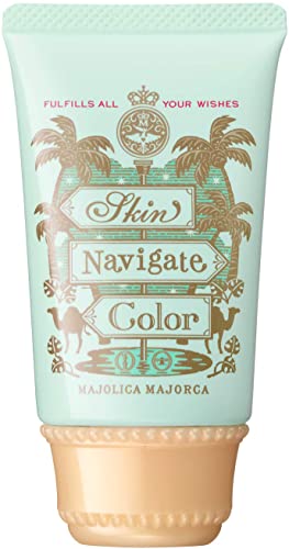 Majolica Majorca Skin Navigate Color Mint Green Makeup Base 35g